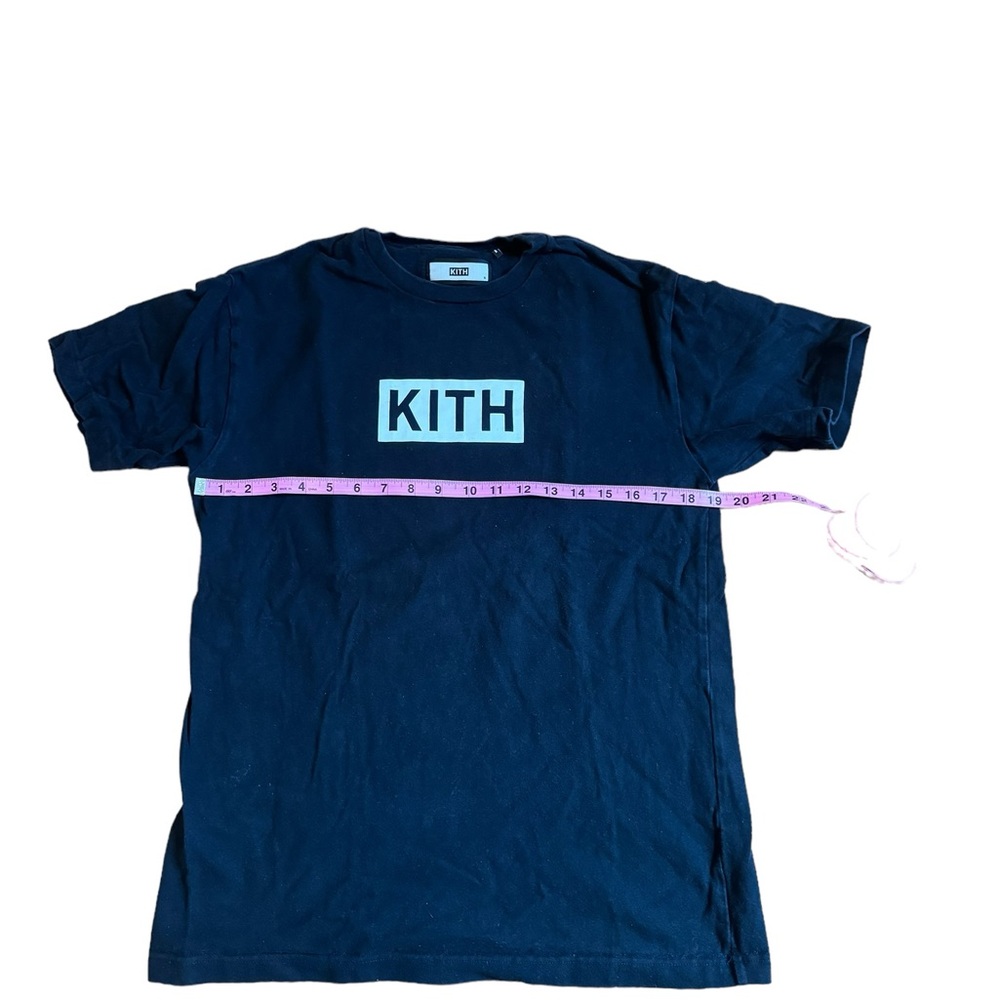 Kith Classic Box Logo Block Tee. Black. Size S. VGUC - Picture 2 of 5